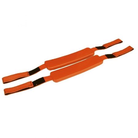 KEMP USA Head Immobilizer Replacement Straps (Pair) - Orange 10-004-ORG